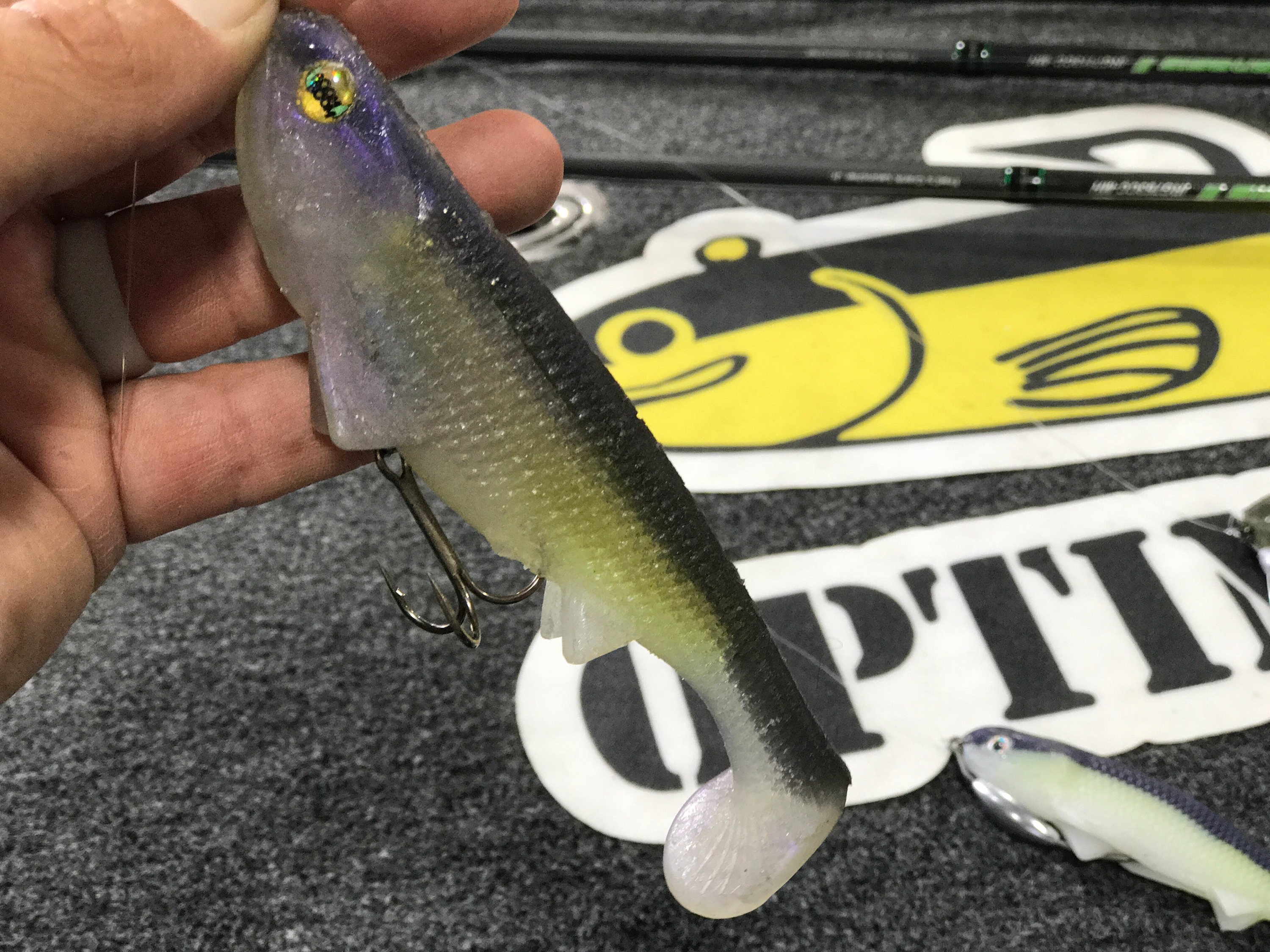 Featured Bait: Optimum Baits Boom Boom Line-Thru Swimbait - Major