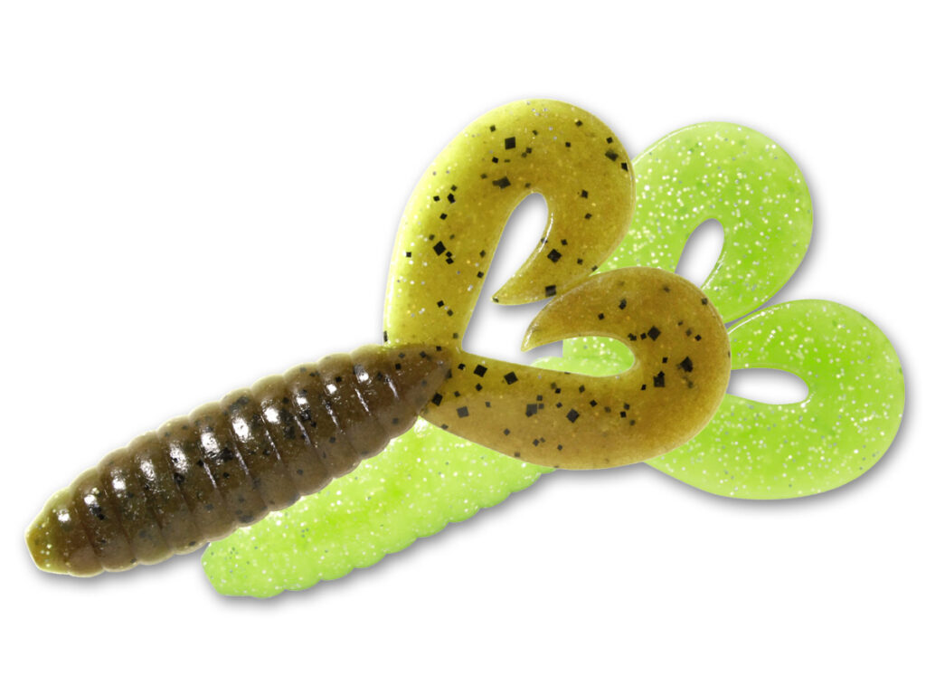 DEATHADDER GRUB TWIN-TAIL_deps_#52 Green Pumpkin Chartreuse